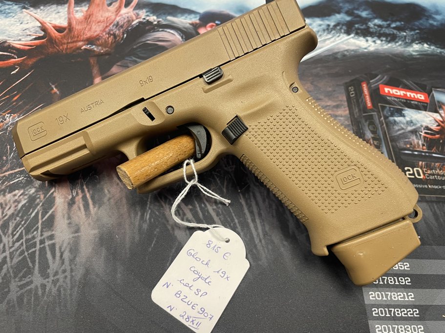 Glock 19X Coyote Cal 9 mm P